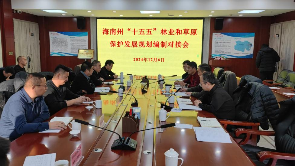 西北调查规划院派员参加《青海省海南藏族自治州“十五五”林业草原保护发展规划》编制对接会